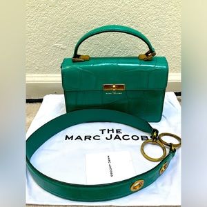 Green Marc Jacobs top handle bag